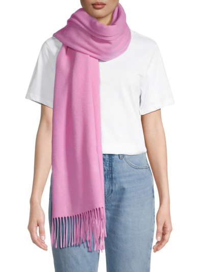 Shop Rag & Bone Women's Addison Wool Scarf In Bubblegum Pink