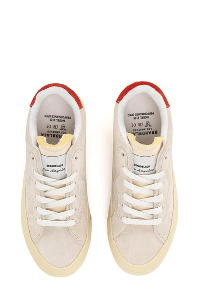 Shop Brandblack No Name Sneaker In Off White Red