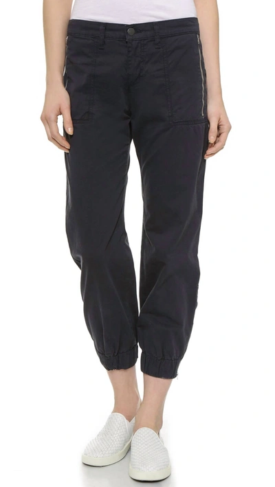 J Brand Women's Tavi Utility 4 Pocket Jogger Pants In Chrome In Yellow