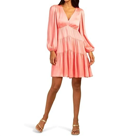 Shop Trina Turk Make Merry Dress In Flamingo In Pink