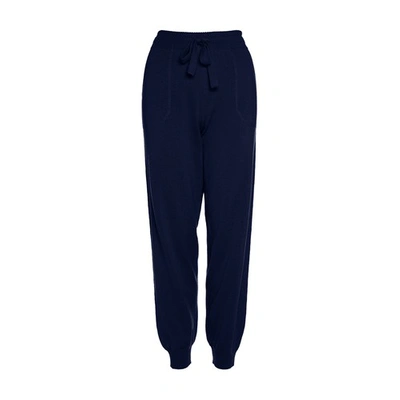 Shop Eres Star Jogging Pants With Tight Ankles In Navy