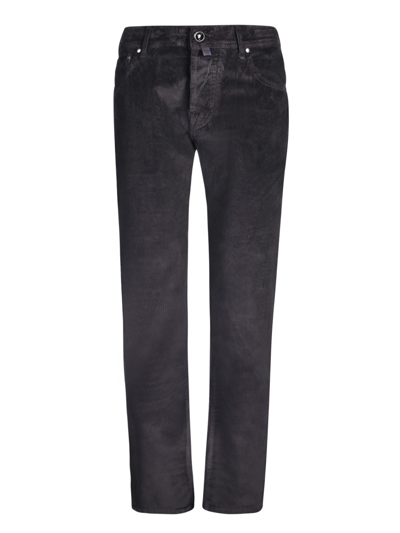 Jacob Cohen Black Cropped Leg Jeans In Black