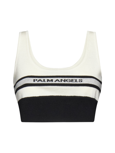Shop Palm Angels Top In Black Butter