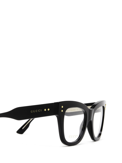 Shop Gucci Gg1082o Black Glasses