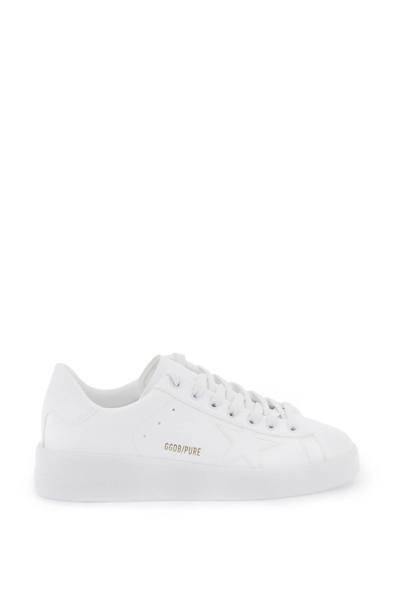 Shop Golden Goose Bio-based Purestar Sneakers In Optic White (white)