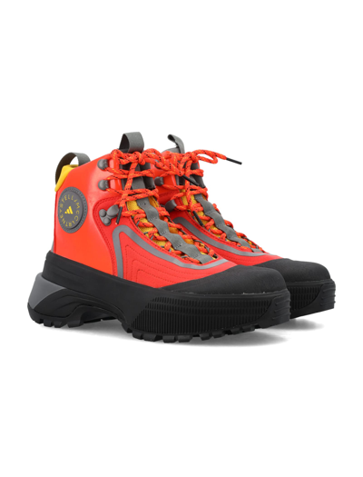Shop Adidas By Stella Mccartney Terrex Hiking Boots In Active Red