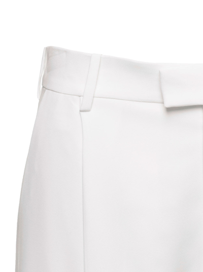 Shop Marni Classic Trousers, With Pinces In White