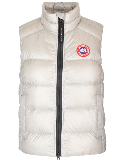 Shop Canada Goose Cypress Padded Vest In Silver