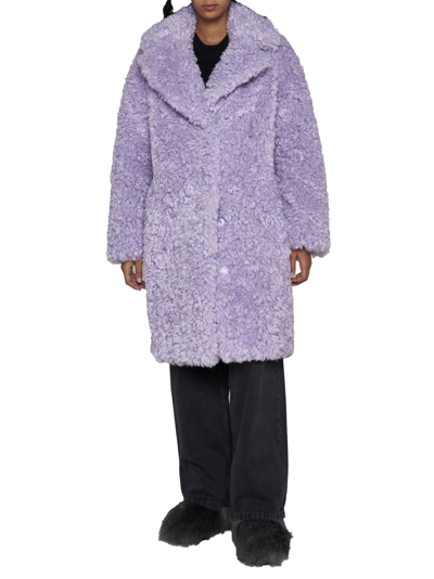 Shop Stand Studio Coat In Lilac