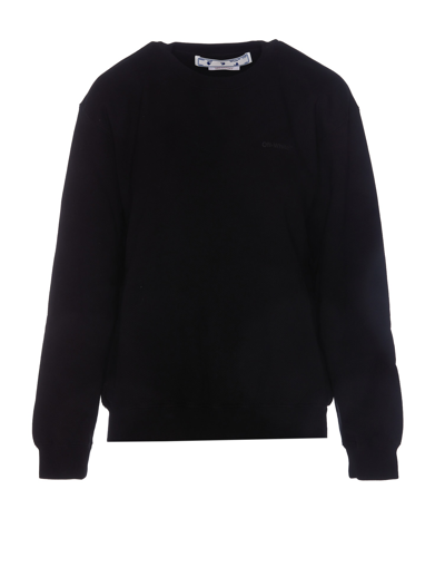 Shop Off-white Diag Regular Sweatshirt In Black