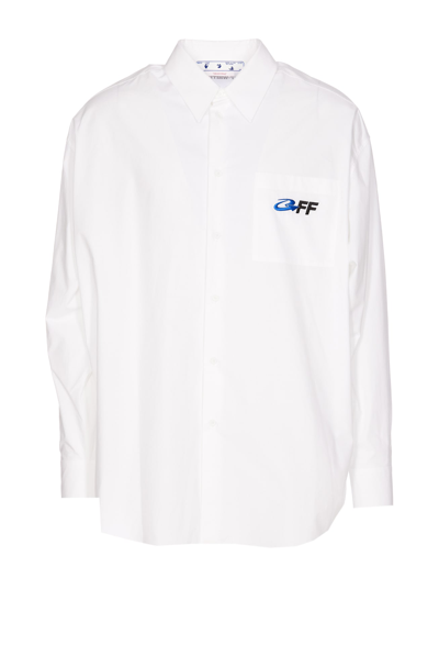 Shop Off-white Exact Opp Over Shirt In White