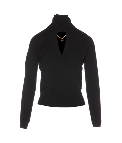 Shop Elisabetta Franchi Sweater In Black