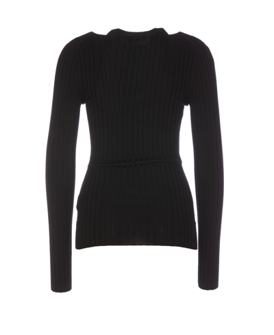 Shop Dolce & Gabbana V-neck Sweater In Black