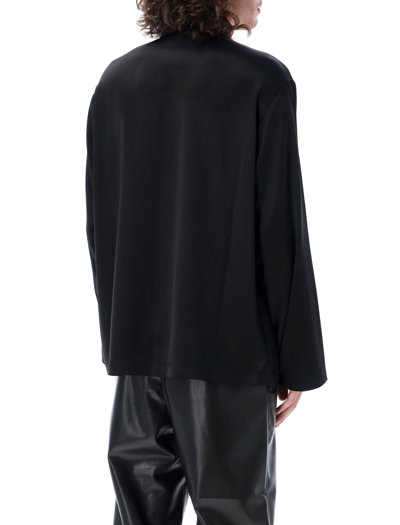 Shop Nanushka Jelmer Shirt In Black