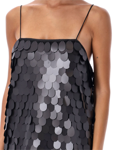 Shop Rotate Birger Christensen Mini Dress Maxi Sequin In Black