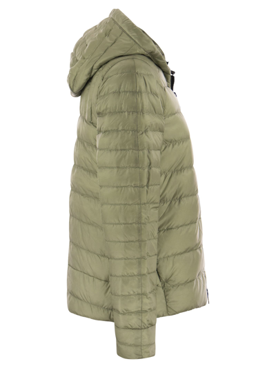 Shop Canada Goose Roxboro - Short Down Jacket With Hood In Green