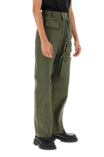 Shop Andersson Bell Cargo Pants With Raw Cut Details