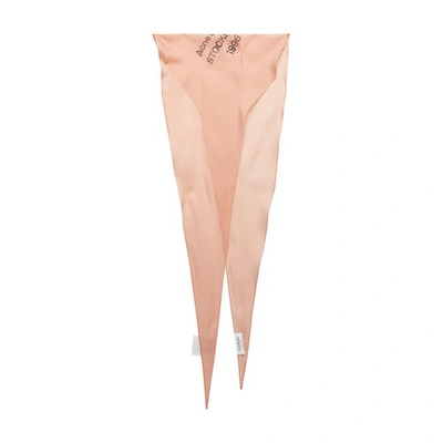 Shop Acne Studios Silk Scarf In Rose_pink