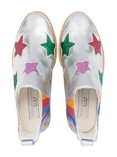 Shop Stella Mccartney Ankle Boots Stars In Multicolor