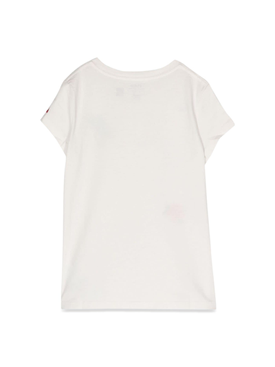 Shop Ralph Lauren Bear Crewneck T-shirt In Bianco