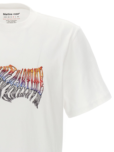 Shop Martine Rose Printed T-shirt In White