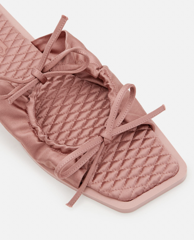 Shop Carlotha Ray Eco Satin Slippers In Pink