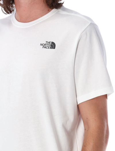Shop The North Face Mountain Outline T-shirt In White