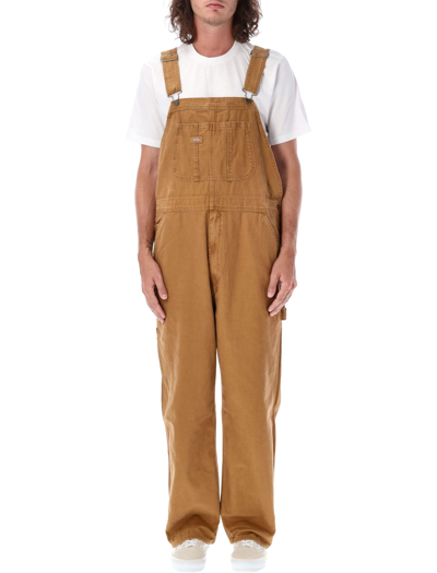 Shop Dickies Classic Jumpsuit In Brown Duck