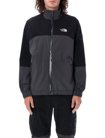 Shop The North Face Shell Suit Top Jacket In Dk Grey/black