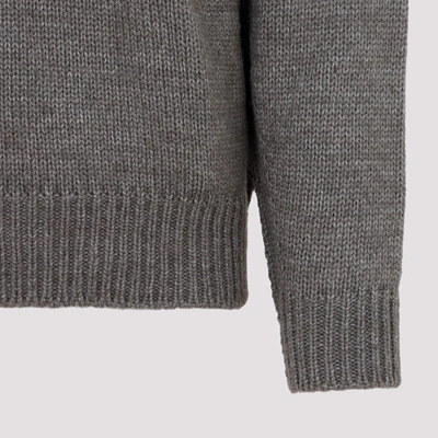 Shop Lemaire Boxy Sweater In Grey