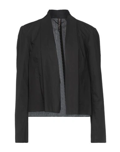 Shop Manila Grace Woman Suit Jacket Black Size 4 Cotton