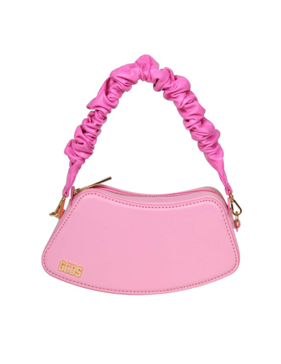 Shop Gcds Comma Small Shoulder Bag In Pink