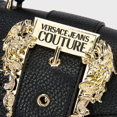 范思哲Versace Jeans Couture 23秋冬女士链条背提包 黑色 礼物