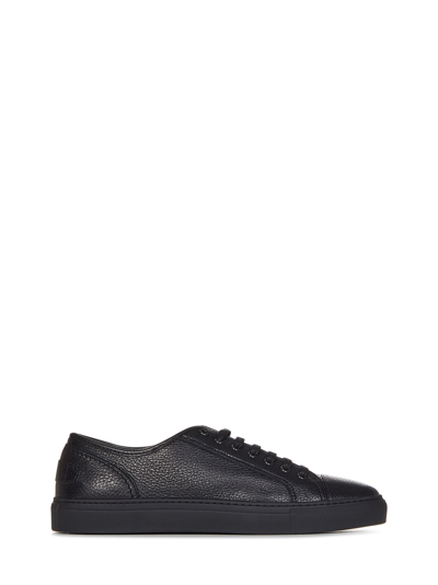 Shop Brioni Primavera Sneakers In Black