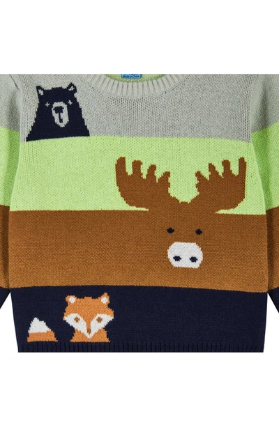 Shop Andy & Evan Crewneck Sweater & Pants Set In Moose Brown