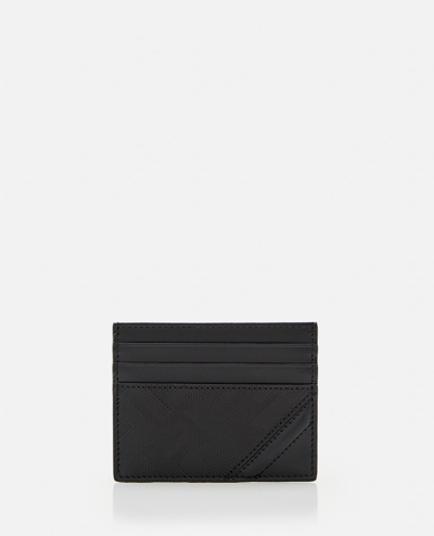 Shop Fendi Diagonal  Cardholder In Black