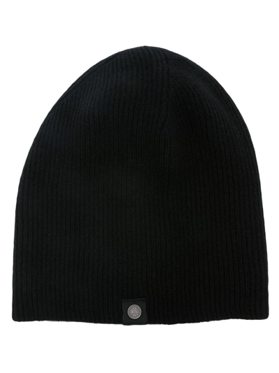Shop Canada Goose Black Cashmere Beanie Hat