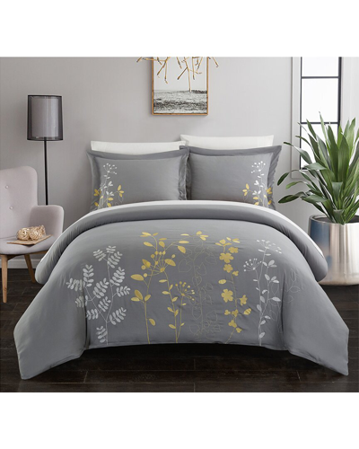 Shop Chic Home Kathy Duvet Cover Set In Yellow