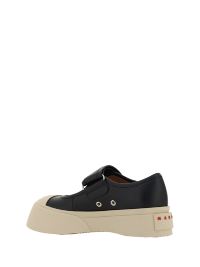 Shop Marni Pablo Mary Jane Sneakers In Black