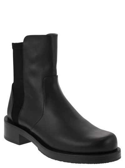Shop Stuart Weitzman 5050 Bold - Boot With Elastic Band In Black