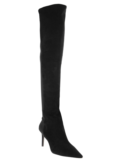Shop Stuart Weitzman 5050 Stuart 75 - Knee-high Boot In Black