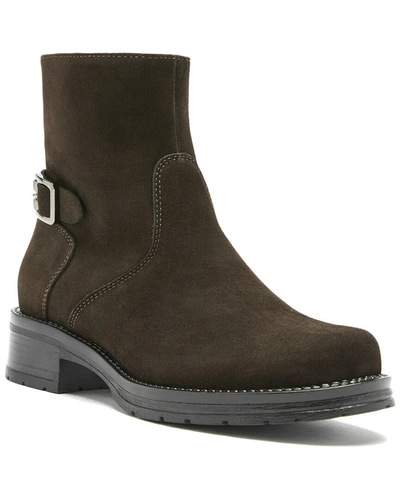 Shop La Canadienne Gavan Suede Bootie In Brown