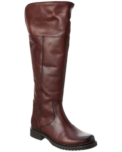 Shop Frye Veronica Leather Boot In Brown