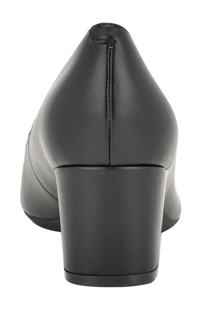 Calvin Klein Natalia Pointed Toe Flat In Black