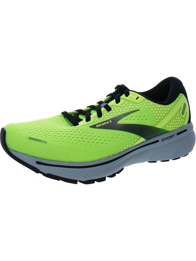 Shop Brooks Ghost 14 Mens Fitness Running Athletic And Training Shoes In Green