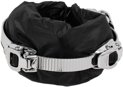 Shop Innerraum Silver & Black Shiny Micro Bag Bracelet