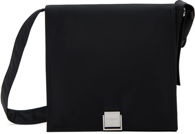 Shop Wooyoungmi Black Nylon Crossbody Bag In Black 964b