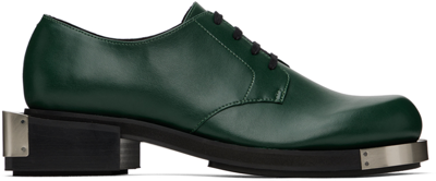 Shop Gmbh Green Lace-up Derbys In Green Green