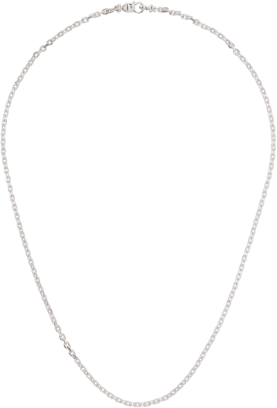 Shop Tom Wood Silver Anker Chain Necklace