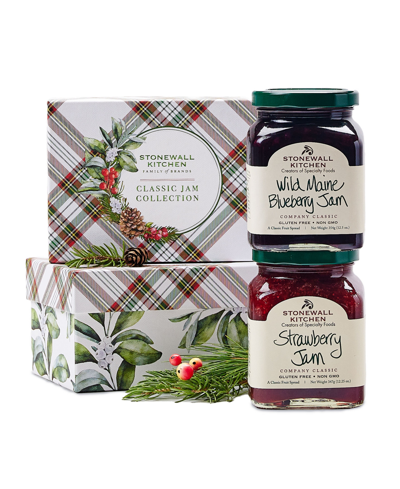 Stonewall Kitchen Holiday Classic Jam Collection Gift Box, 2 Piece Set